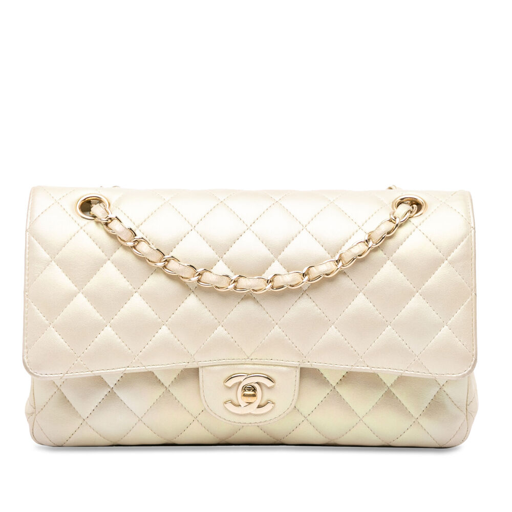 Auth Chanel Medium Classic Iridescent #147007C58B - Picture 1 of 11